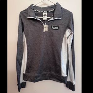 Pink Womens Size Small Quarter Zip Pullover